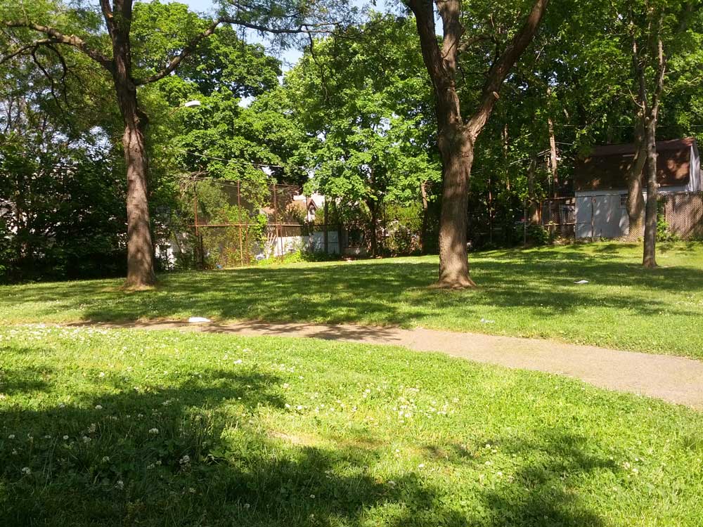 Far side of field at Ellwanger and Barry park
