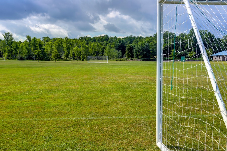 Soccer goal at Gates Town Park