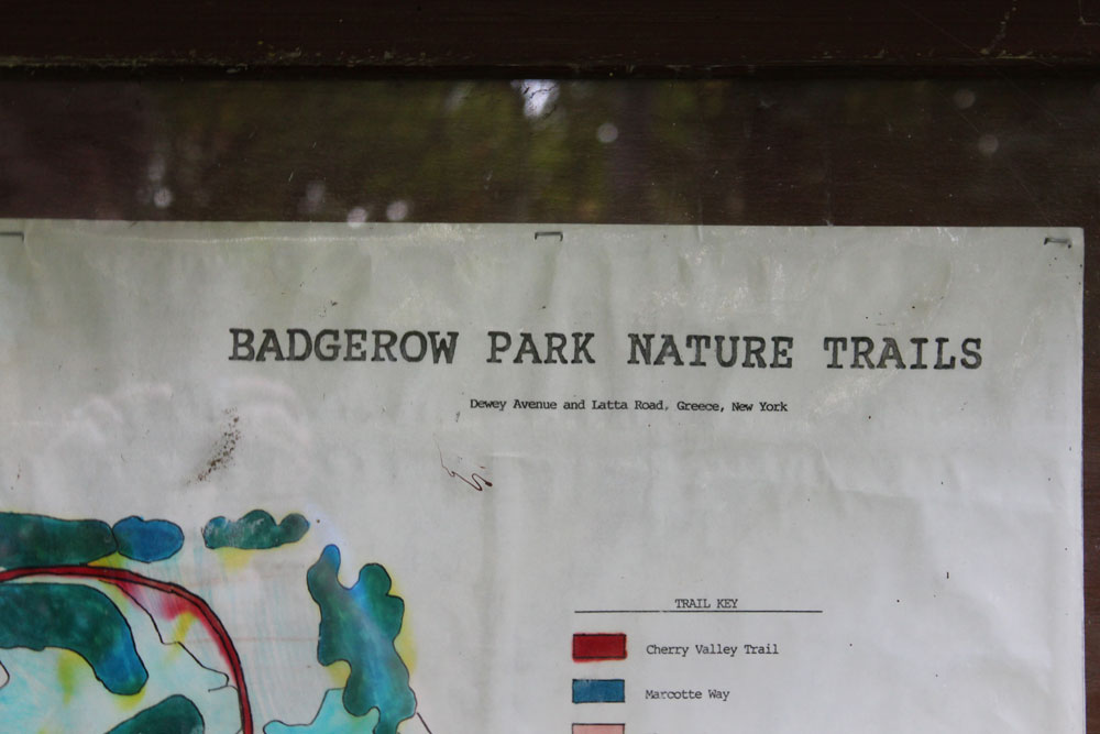 Badgerow Park Nature Trail map
