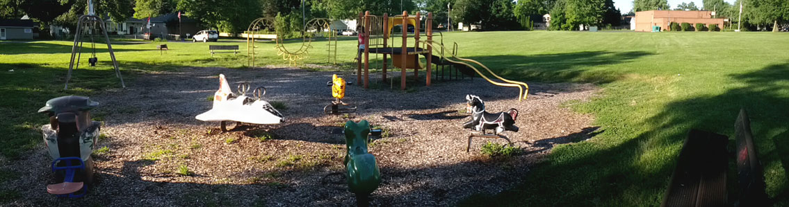 Forest hills playground panorama