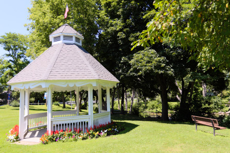 Veterans Memorial Park gazebo