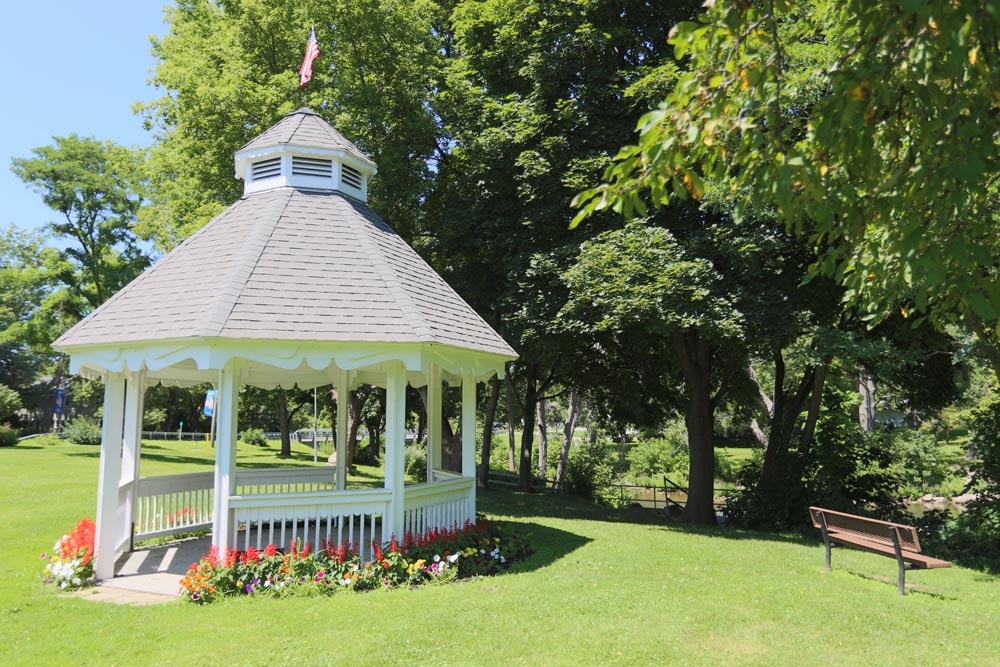 Veteran's Memorial Park gazebo